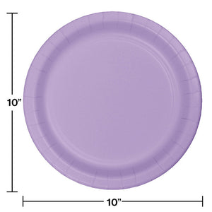 240ct Bulk Luscious Lavender Sturdy Style Banquet Plates