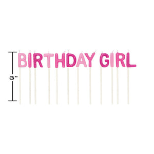 12ct Bulk Birthday Girl Pick Candles