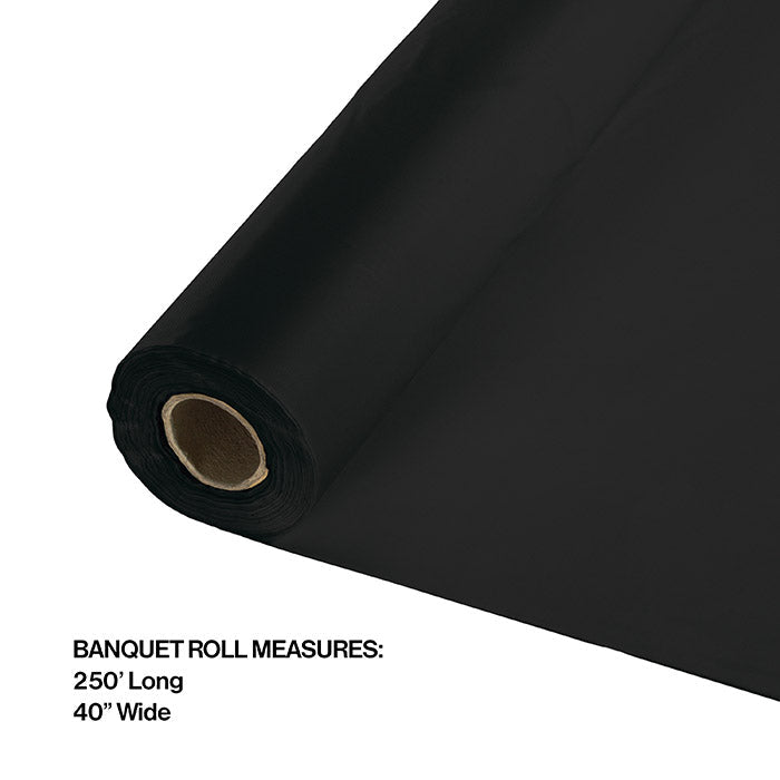 250 ft by 40 inch Black Velvet Banquet Roll