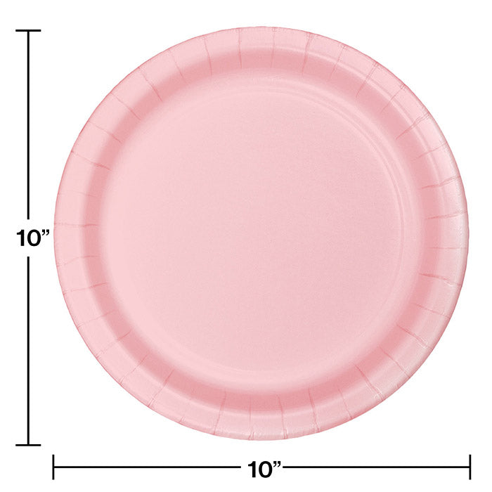 Pink Paper Sturdy Bulk 240 pc Classic Pink Sturdy Style Paper Banquet Plates 10.25 inch ...