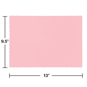 600ct Bulk Classic Pink Paper Placemats