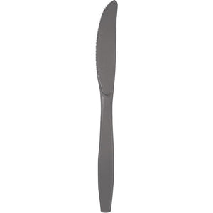 Glamour Gray Plastic Knives, 24 ct by Creative Converting