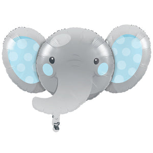 Enchanting Elephants Boy Metallic Balloon by Creative Converting