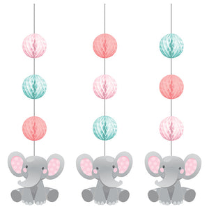 36ct Bulk Enchanting Elephants Girl Hanging Cutouts by Creative Converting