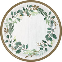 96ct Bulk Eucalyptus Banquet Plates