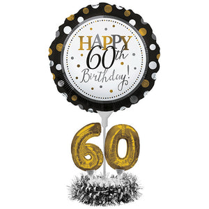 60th Birthday Balloon Centerpiece Kit by Creative Converting