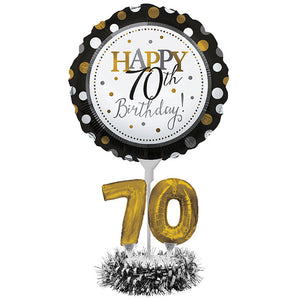 70th Birthday Balloon Centerpiece Kit by Creative Converting