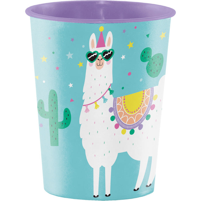 Llama Party Plastic Keepsake Cup 16 Oz. by Creative Converting