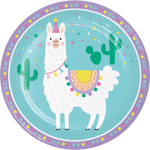 Llama Party Paper Plates, 8 ct by Creative Converting