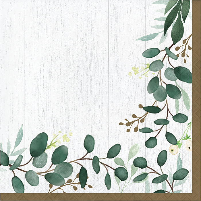 192ct Bulk Eucalyptus Luncheon Napkins