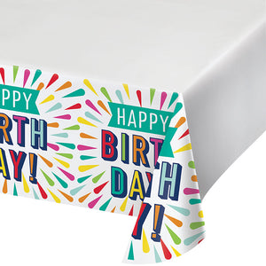 6ct Bulk Birthday Burst Paper Table Covers