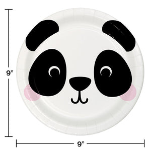 96ct Bulk Panda Dinner Plates