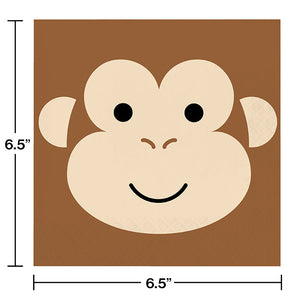 192ct Bulk Monkey Luncheon Napkins by Creative Converting
