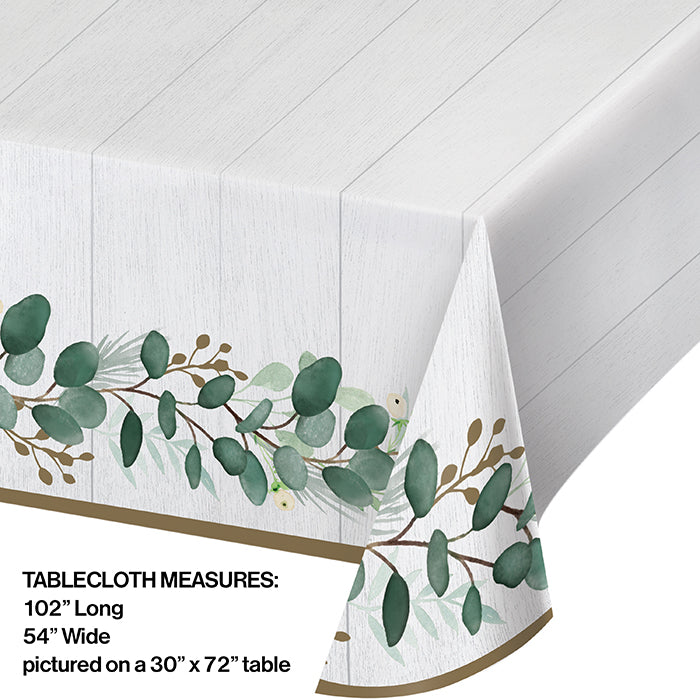 6ct Bulk Eucalyptus Paper Table Covers