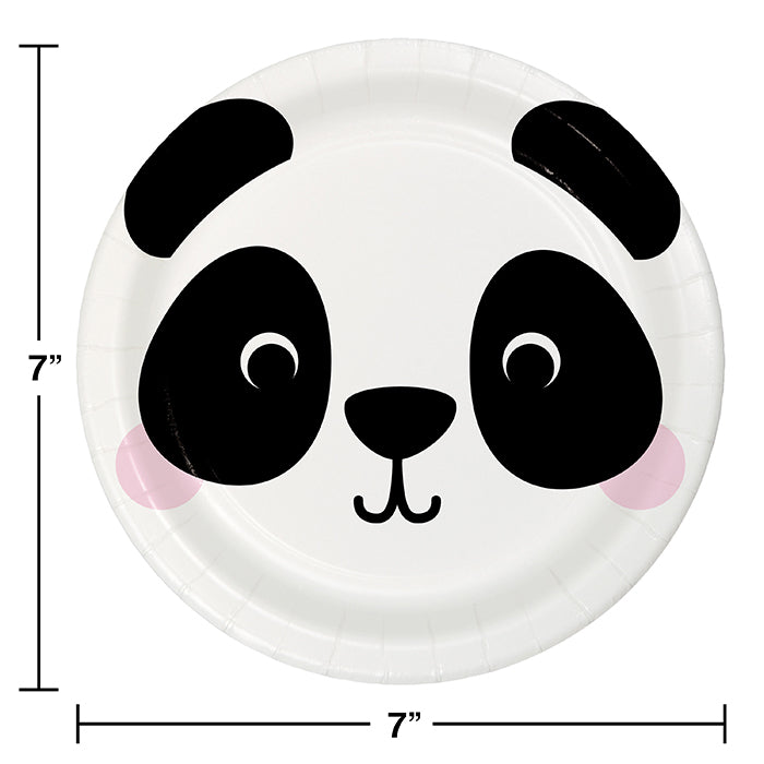 96ct Bulk Panda Dessert Plates