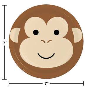 96ct Bulk Monkey Dessert Plates