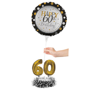 60th Birthday Balloon Centerpiece Kit Party Supplies