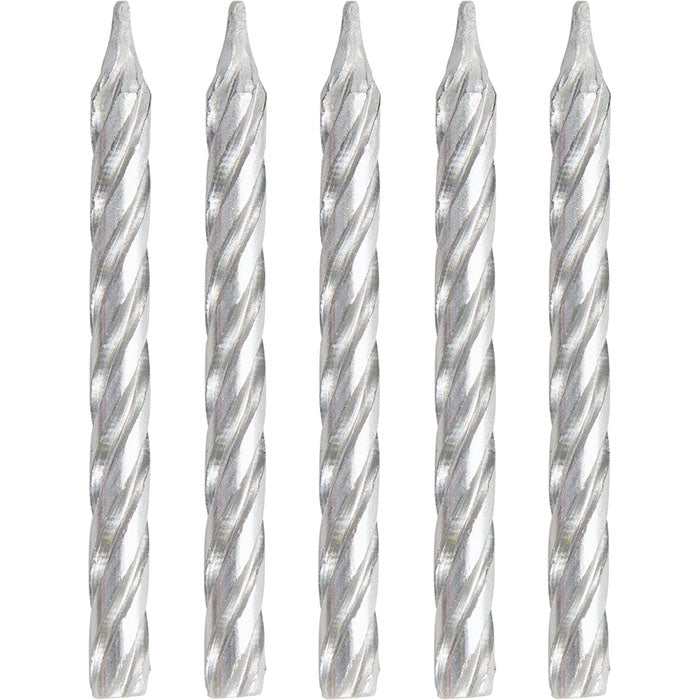 288ct Bulk Silver Birthday Candles