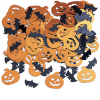 12ct Bulk Bats and Pumpkin Confetti