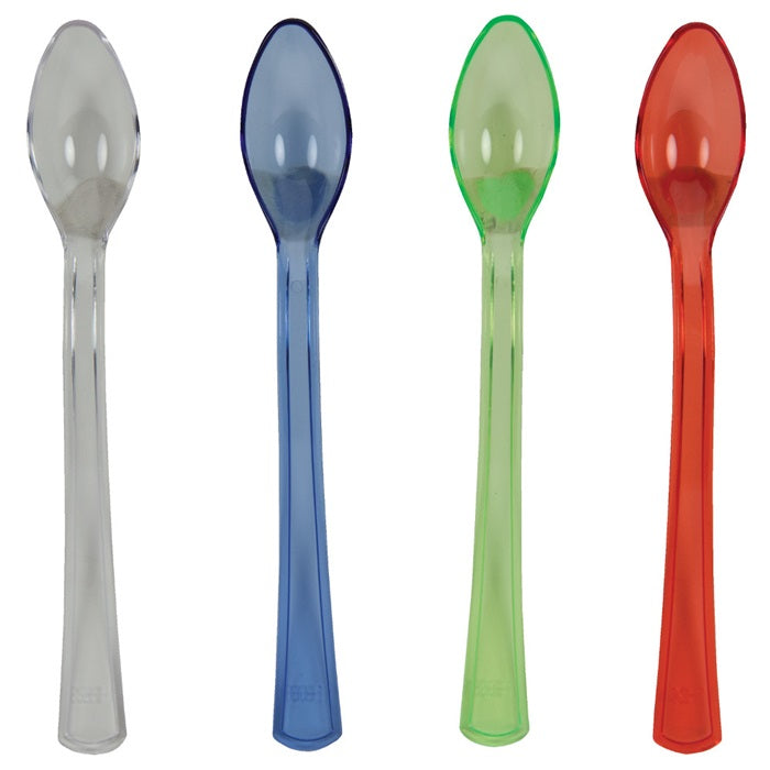 Assorted Color Mini Appetizer Spoons, 24 ct by Creative Converting