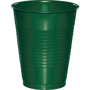 Bulk 240ct Hunter Green 16 oz Plastic Cups 
