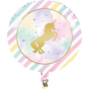 10ct Bulk Sparkle Unicorn Mylar Balloons