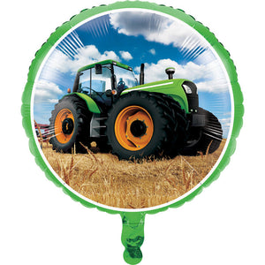 Tractor Time Metallic Balloon 18" by Creative Converting