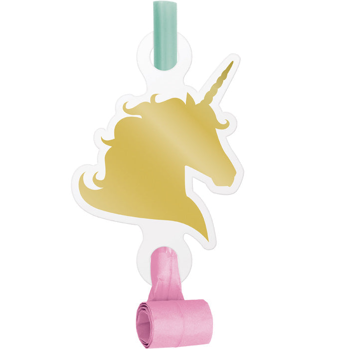 48ct Bulk Sparkle Unicorn Party Blowers