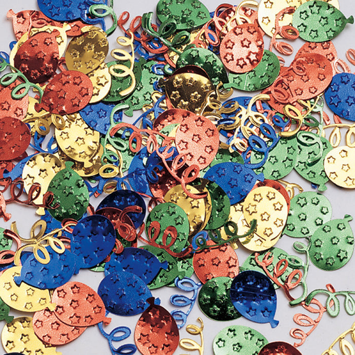 12ct Bulk Balloon and Streamers Confetti