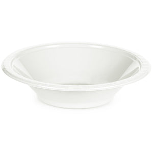 Bulk 240ct White 12 oz Plastic Bowls 