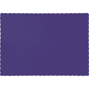 Bulk 600ct Purple Paper Placemats 