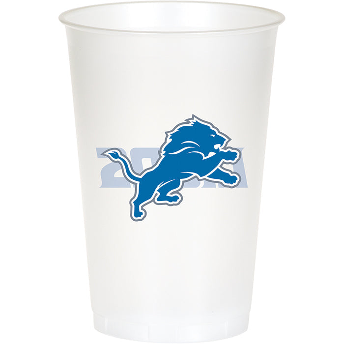 96ct Bulk Detroit Lions 20 oz Plastic Cups by Creative Converting