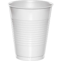 Bulk 240ct White 16 oz Plastic Cups 