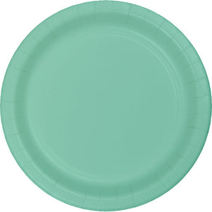 Bulk 240ct Fresh Mint Green Sturdy Style 8.75 inch Dinner Plates 