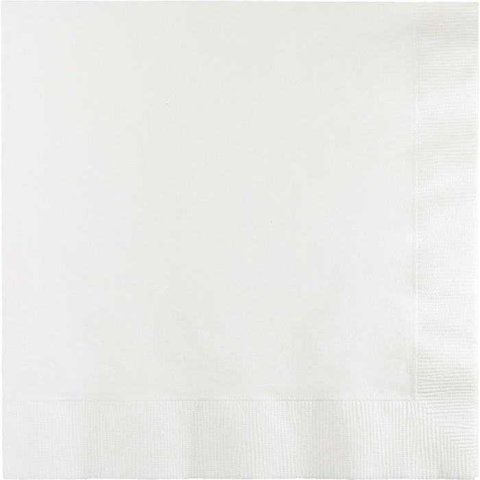Bulk 250ct White Dinner Napkins 3 Ply 