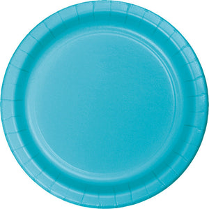 Bulk 240ct Bermuda Blue Sturdy Style 8.75 inch Dinner Plates 