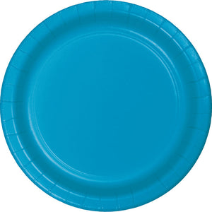 Bulk 240ct Turquoise Sturdy Style 8.75 inch Dinner Plates 