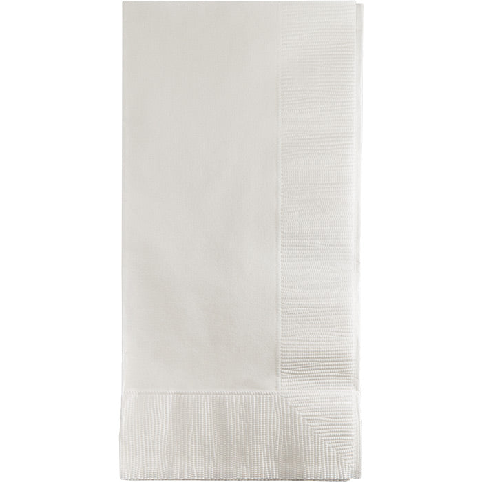 Bulk 600ct White 2 Ply Dinner Napkins 