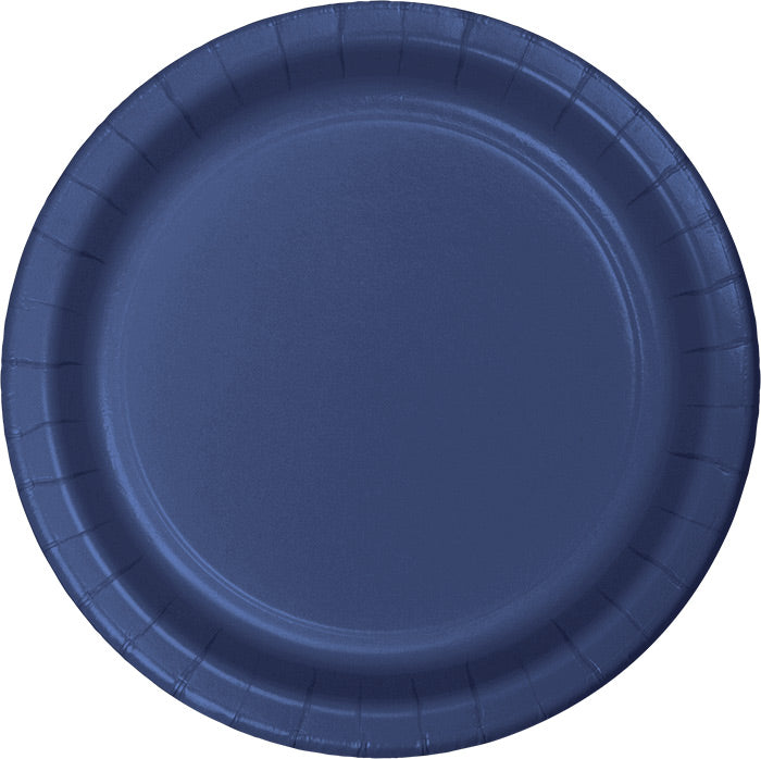 Bulk 240ct Navy Sturdy Style 8.75 inch 8.75 inch Dinner Plates 