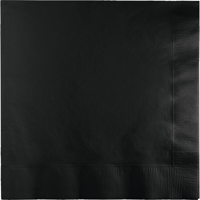 Bulk 250ct Black Velvet Dinner Napkins 3 Ply 