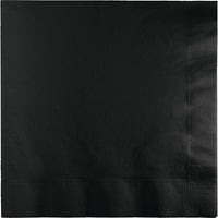 Bulk 250ct Black Velvet Dinner Napkins 3 Ply 