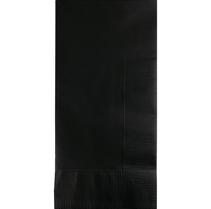 Bulk 600ct Black Velvet 2 Ply Dinner Napkins 
