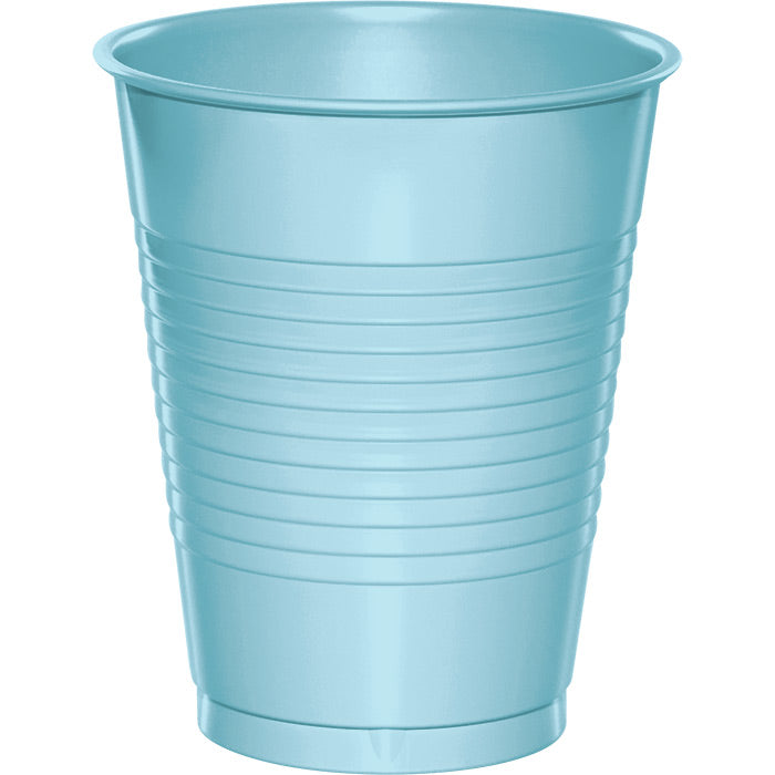 Bulk 240ct Pastel Blue 16 oz Plastic Cups 