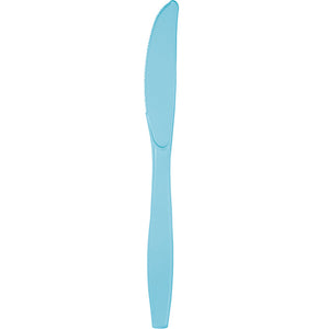 Bulk 288ct Pastel Blue Plastic Knives 