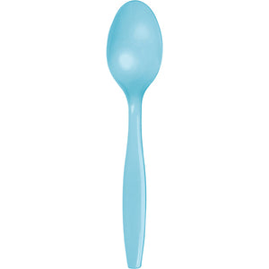 Pastel Blue Plastic Spoons, 24 ct by Creative Converting