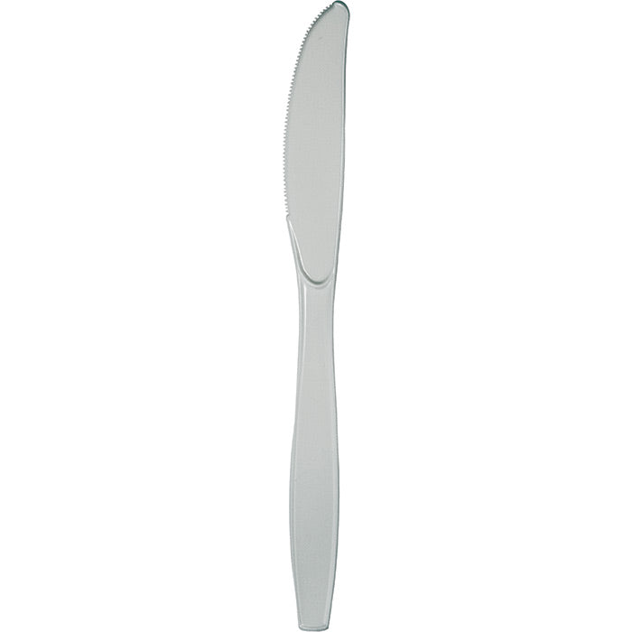 Shimmering Silver Plastic Knives, 50 ct by Creative Converting