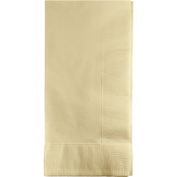 Bulk 600ct Ivory 2 Ply Dinner Napkins 