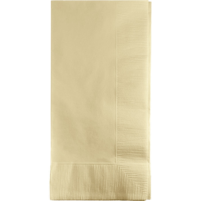Ivory Dinner Napkins 2Ply 1/8Fld, 50 ct by Creative Converting