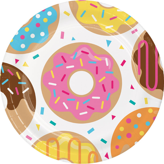 96ct Bulk Donut Time Dinner Plates by Creative Converting