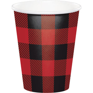 Buffalo Plaid Hot/Cold Paper Cups 9 Oz., 8 ct by Creative Converting